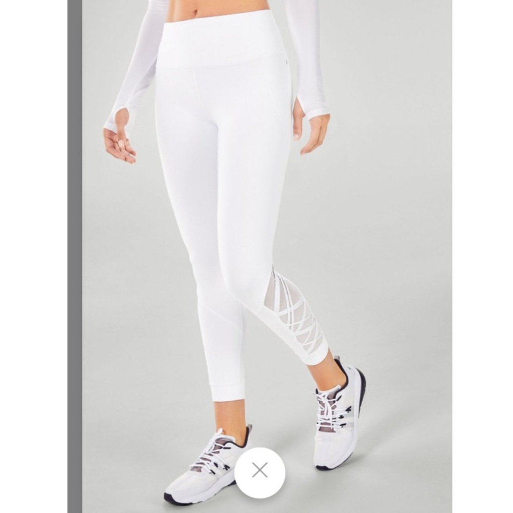 Fabletics Dynamic High-Waist Lattice 7/8 Leggings - image 1